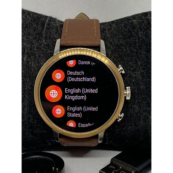 Fossil Gen 4 Authentic Digital Dial Smart Watch Custom Band FTW6016 LT332 - Picture 3 of 12